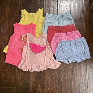 Girls’ Summer Shorts & Tanks Bundle